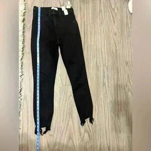 NWT Abercrombie & Fetch Black High Rise Skinny Jeans Size 27 (#148)